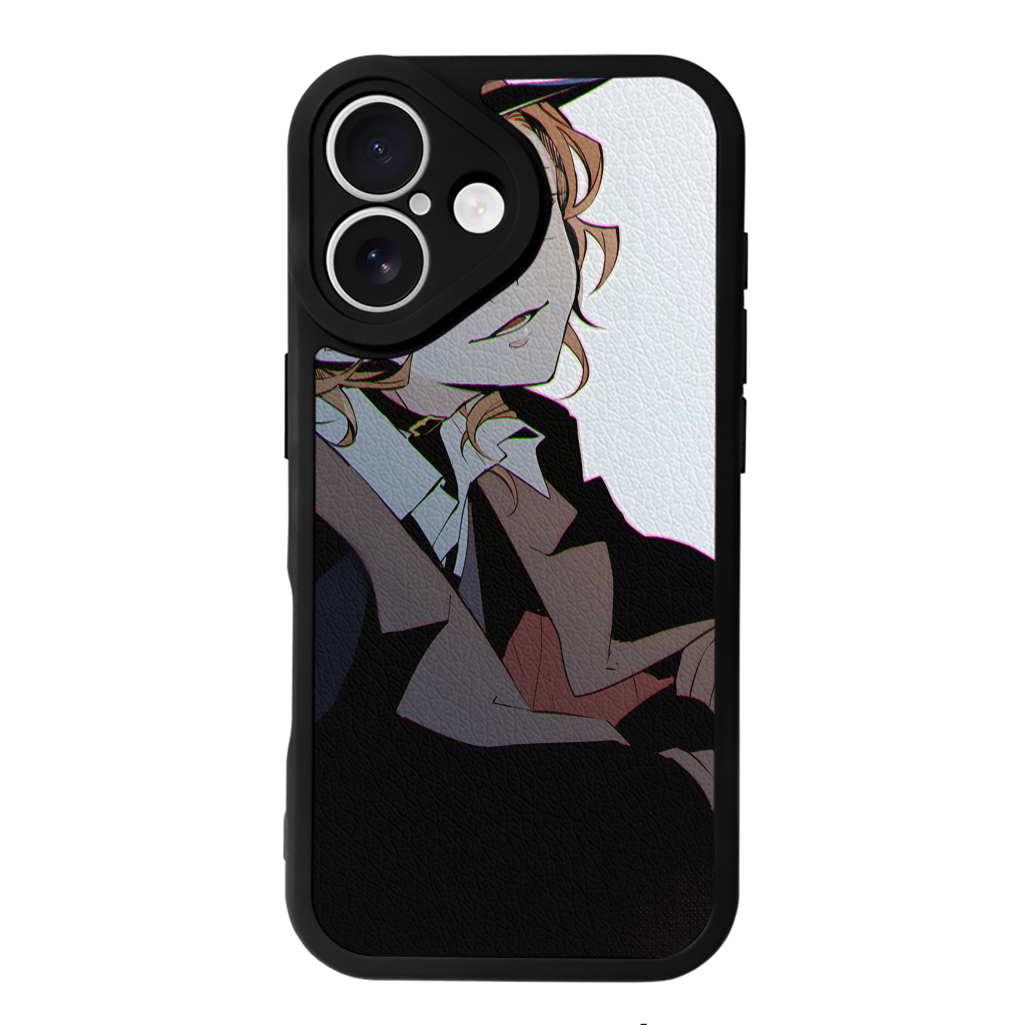 （画像用） 文豪ストレイドッグス Bungo Stray Dogs 【iPhone 16シリーズ対応】シリコンスマホケース（レザー調） 材質：シリコン